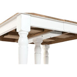 Dining Table Home ESPRIT White Fir 100 x 100 x 78 cm-2