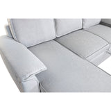 Sofabed Home ESPRIT Light grey Modern 220 x 153 x 88 cm-7