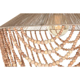 Ceiling Light Home ESPRIT Light brown Jute Wood 67 x 67 x 100 cm-4