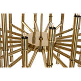 Ceiling Light Home ESPRIT Golden Metal Steel 74 x 74 x 138 cm-3