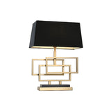 Desk lamp Home ESPRIT Black Golden 50 W 220 V-5