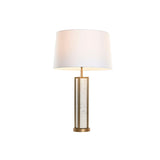 Desk lamp Home ESPRIT White Beige Golden 50 W 220 V-4