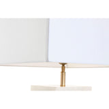 Desk lamp Home ESPRIT White Golden 50 W 220 V-4