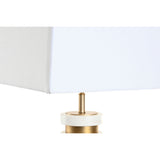 Desk lamp Home ESPRIT White Beige Golden 50 W 220 V-4