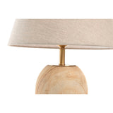 Desk lamp Home ESPRIT Beige Golden Natural 50 W 220 V-2