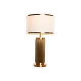 Desk lamp Home ESPRIT White Golden 50 W 220 V-5