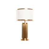 Desk lamp Home ESPRIT White Golden 50 W 220 V-0