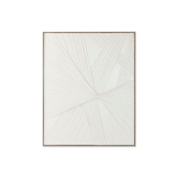 Painting Home ESPRIT White Abstract Urban 123,5 x 5 x 153,5 cm-0