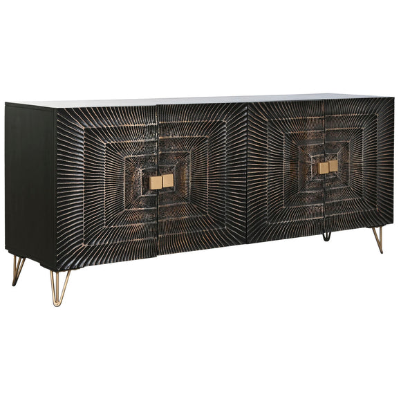 Sideboard Home ESPRIT Metal Mango wood 177 x 45 x 75 cm-0