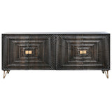 Sideboard Home ESPRIT Metal Mango wood 177 x 45 x 75 cm-1