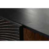 TV furniture Home ESPRIT Black 160 x 40 x 50 cm-4