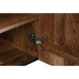 TV furniture Home ESPRIT Black 160 x 40 x 50 cm-2