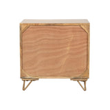 Nightstand Home ESPRIT Golden Natural 50 x 40 x 50 cm-8