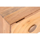 Nightstand Home ESPRIT Golden Natural 50 x 40 x 50 cm-5