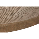 Dining Table Home ESPRIT Natural Elm wood 120 x 120 x 76 cm-4