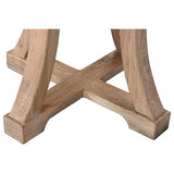 Dining Table Home ESPRIT Natural Elm wood 120 x 120 x 76 cm-3