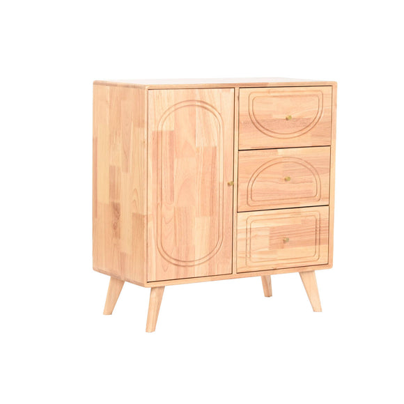 Sideboard Home ESPRIT Natural Metal Rattan Rubber wood 73,5 x 35 x 78 cm-0