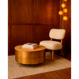 Centre Table Home ESPRIT Golden 90 x 90 x 45 cm-1