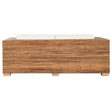 Garden sofa Home ESPRIT White Natural 192 x 92 x 65 cm-7