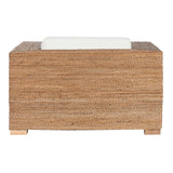 Garden sofa Home ESPRIT White Natural 117 x 92 x 65 cm-6