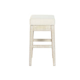 Table set with chairs Home ESPRIT White Natural 112 x 40 x 96 cm-4