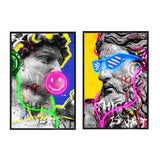 Painting Home ESPRIT Modern Mythological 83 x 3 x 123 cm (2 Units)-0