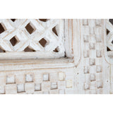 Shelves Home ESPRIT White Mango wood MDF Wood 180 x 40 x 200 cm-1