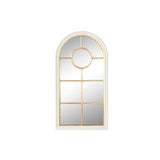 Wall mirror Home ESPRIT White Golden Window 68 x 4 x 128 cm-0