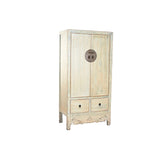 Cupboard Home ESPRIT Bicoloured Metal Fir 88 x 52 x 180 cm-0
