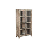 Display Stand Home ESPRIT White Brown Recycled Wood 100 x 40 x 180 cm-0