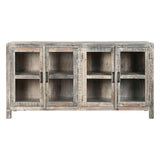 Sideboard Home ESPRIT White Brown Recycled Wood 170 x 40 x 90 cm-2