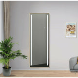 Dressing Mirror Home ESPRIT Golden Aluminium 60 x 5 x 165 cm-4