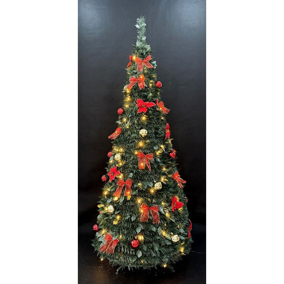 Christmas Tree Home ESPRIT Red Green PVC-0