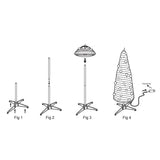 Christmas Tree Home ESPRIT White Red PVC Snowfall-2