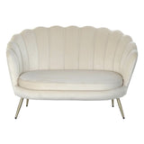 Sofa Home ESPRIT Cream 130 x 77 x 83 cm-0