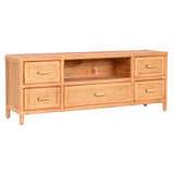 TV furniture Home ESPRIT Light brown 120 x 30 x 45 cm-0