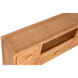 TV furniture Home ESPRIT Light brown 120 x 30 x 45 cm-3