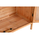 Sideboard Home ESPRIT Light brown Rattan Fir 100 x 40 x 100 cm-5