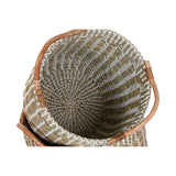 Basket set Home ESPRIT White Natural Seagrass (3 Pieces)-2
