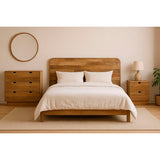 Headboard Home ESPRIT Brown 160 x 4 x 80 cm-5