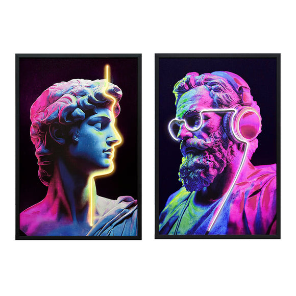 Canvas Home ESPRIT polystyrene Canvas 63 x 3 x 93 cm-0