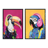 Canvas Home ESPRIT polystyrene Canvas 63 x 3 x 93 cm-1