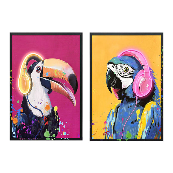 Canvas Home ESPRIT polystyrene Canvas 63 x 3 x 93 cm-0