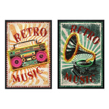 Canvas Home ESPRIT polystyrene Canvas 63 x 3 x 93 cm-1