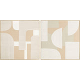 Painting Home ESPRIT polystyrene 90 x 3,8 x 90 cm-0