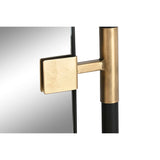 Wall mirror Home ESPRIT Black Golden Modern-3