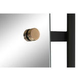 Wall mirror Home ESPRIT Black Golden Modern-3