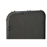 Wall mirror Home ESPRIT Black Golden Modern-2