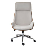 Office Chair Home ESPRIT Brown Beige Silver-1