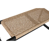 Bench Home ESPRIT Black Synthetic fibre Fibre Teak 120 x 40 x 45 cm-3